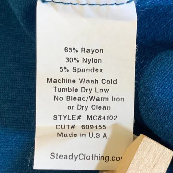 RockSteady Women's Rockabilly Pin Up Sheath Body Con Dress Size‎ M - Picture 10 of 16